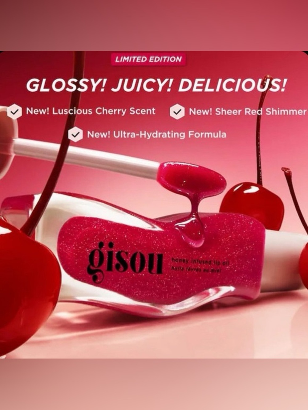 Gisou Honey Infused Hydrating Lip Oil